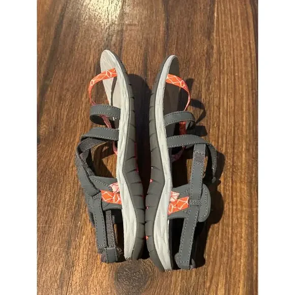 Merrell Sandals Siren Cardia Q Form 2 Hiking Active Strappy Sandals Gray Orange - Picture 3 of 10